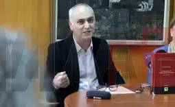 Прес-конференција по повод објавувањето на првиот том од првиот „Македонски етимолошки речник“ null