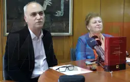 Прес-конференција по повод објавувањето на првиот том од првиот „Македонски етимолошки речник“ null