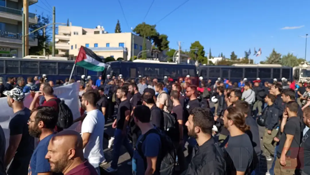протест за Палестина Атина