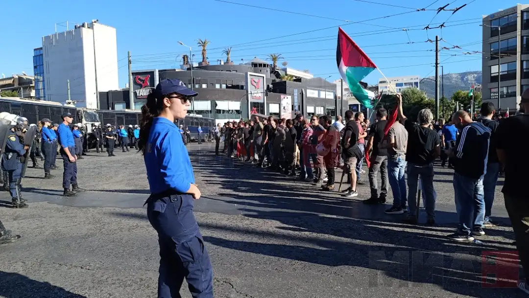 протест за Палестина Атина