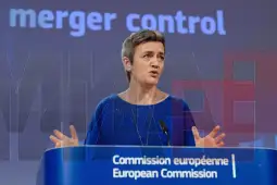 Шефицата на Европската унија за заштита на конкуренцијата Маргрете Вестагер остави можност американската Влада да се стекне со акционерски акции кај водечките играчи во областа на 5Г технолог