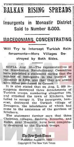 „Њујорк тајмс“, 11 август 1903