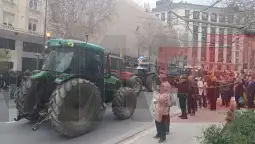 земјоделци атина протест