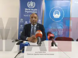 претставникот на Светската здравствена организација и шеф на канцеларијата на СЗО во земјава, Аким Али, фото: МИА