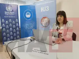 д-р Сања Прошева од Институтот за јавно здравје, фото: МИА