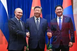 лидери Кина Русија и Монголија