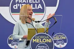 Италијанската крајнодесничарска партија „Италијански браќа“, предводена од Џорџа Мелони, освои 26 отсто од гласовите на изборите, а нејзината десничарска коалиција има убедливо мнозинство во 