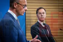 Фридрих Мерц и Марк Руте (НАТО)