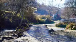 Камен-темелник на мост во Студеничани