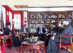 американски дипломати во посета на бигорски манастир