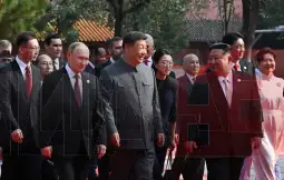 Си, Путин Ким Џонг ун (ЕПА)