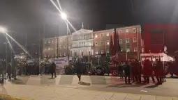 земјоделци атина протест