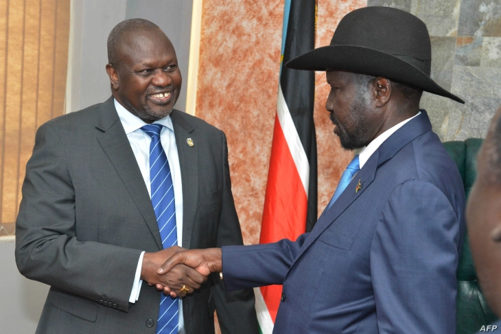 Ривалските лидери на Јужен Судан се согласија да формираат коалициска влада