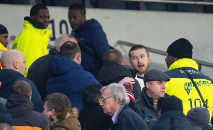 Даер влета на трибини за да тепа навивач, Мурињо вели дека реагирал како човек (видео)