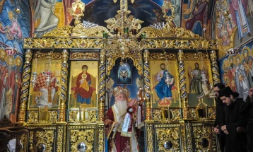 Во Бигорскиот манастир осветен параклисот на Свети Николај Чудотворец