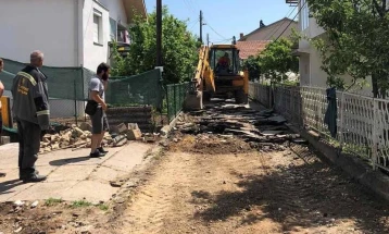 Почна реконструкција на улица 5 во Расадник во општина Бутел