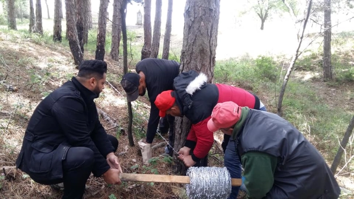 Акција за чистење на муслиманските гробишта во Пехчево