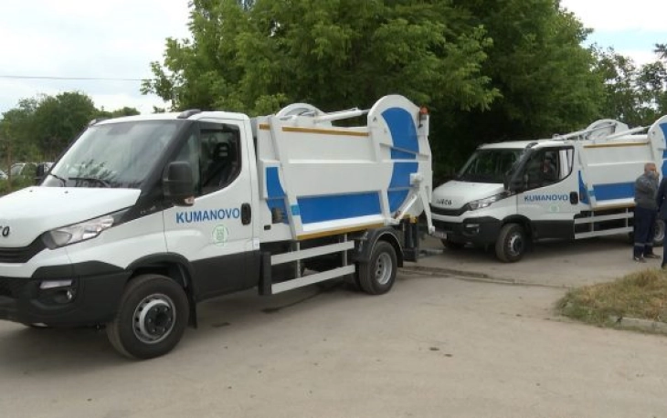 Кумановското претпријатие „Чистота и зеленило“ набави два камиони за собирање смет