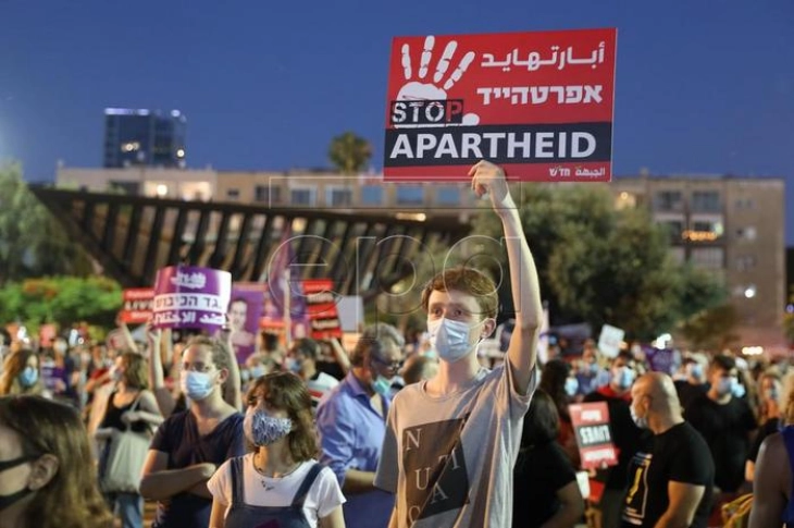 Израелците протестираа во Тел Авив против планот за анексија на Западниот брег