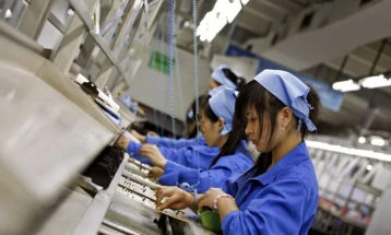 Кинеското индустриско производство во мај зголемено за 4,4 проценти