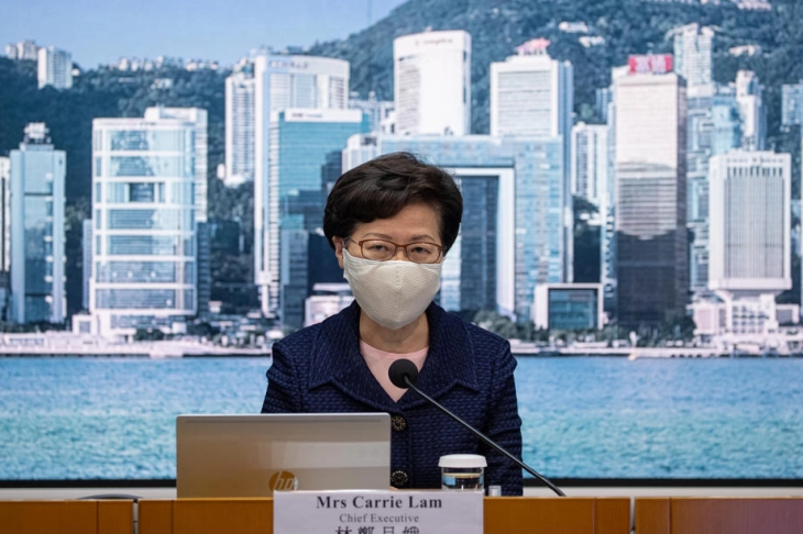 САД воведоа санкции против Кери Лам и функционери во Хонг Конг