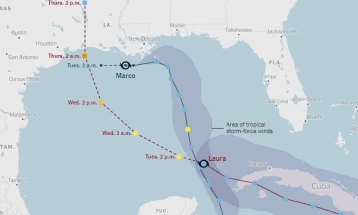 Ураганот Лаура се движи кон брегот на САД, вонредна состојба во две држави