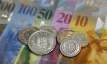 СНБ потроши рекордни 90 милијарди франци за слабеење на домашната валута