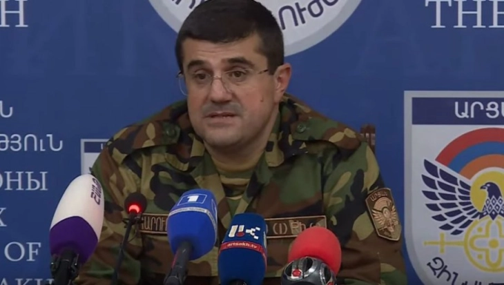 Претседателот на Нагорно Карабах се приклучи на армијата на фронтот