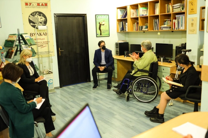 Пендаровски на средба со граѓанската организација „Полио Плус”