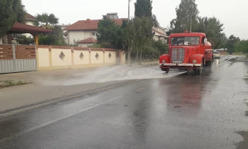 Ќе се дезинфицираат улиците и јавните површини во Вевчани