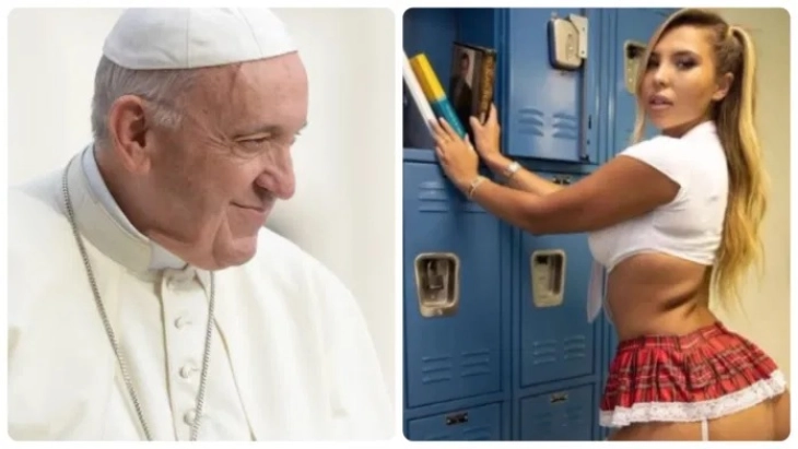 Папата следи разголени манекенки на Инстаграм
