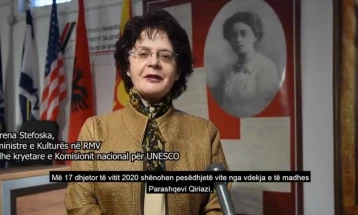 Стефоска: Длабока почит кон Киријази - единствената жена која учествувала на Битолскиот конгрес