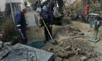 Решен долгогодишниот проблем со фекалната канализација на улицата ,,Бабуна” во Кавадарци
