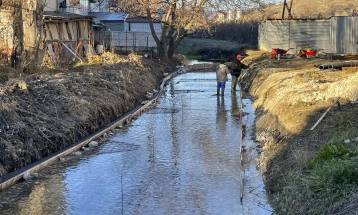 Се уредува дел од коритото на реката Грашница во Охрид