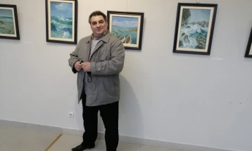Отворена изложбата „Марини“ на Ацо Таневски во Велес