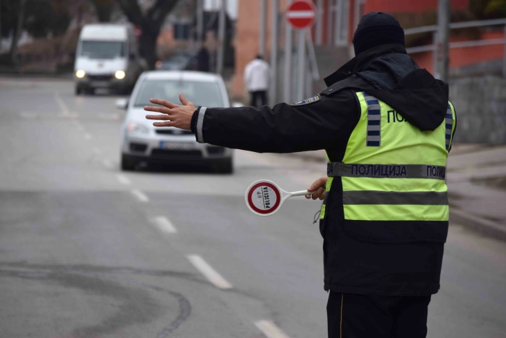 Санкционирани 112 возачи во општина Центар