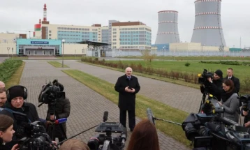 Затворен дел од новата белоруска нуклеарна централа „Астраветс“
