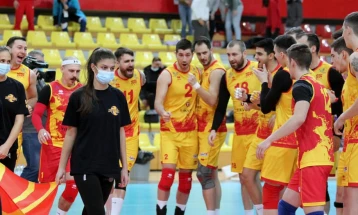Македонските одбојкари триумфираа над Турција за втор настап на ЕП