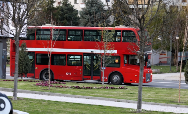 Јавниот превоз утре во Скопје по неделен возен ред