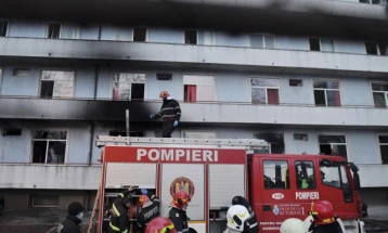 Четворица загинати во пожар во ковид болница во Букурешт