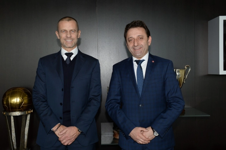 Средба Сејдини - Чеферин: Изборите во ФФМ мора да се спроведат независно и без мешање на политиката