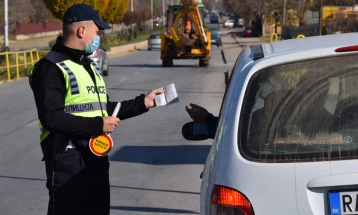 Во Скопје 91 санкциониран возач, од кои 30 за брзо возење 