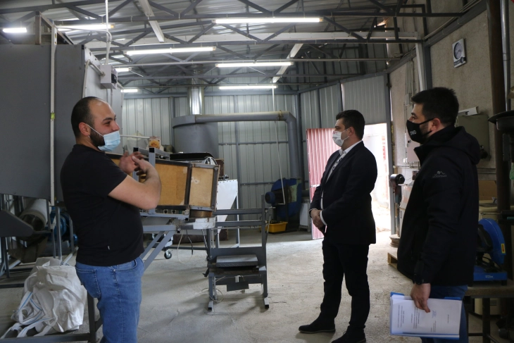 Градоначалникот Наумоски во посета на „Екопалет“