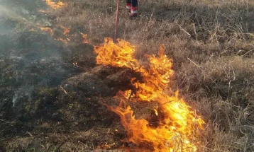 Четири пожари во Кавадаречко, пожарникарите апелираат да се внимава кога се гори отпад крај нивите