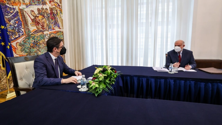 Средба на претседателот Пендаровски со австрискиот амбасадор Вуцас