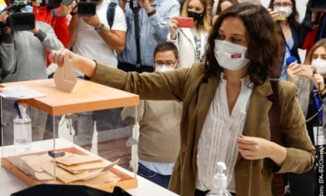 Изабела Дијаз Ајузо победник на изборите во Мадрид