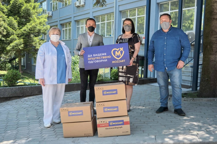 Болницата во Битола доби донација на ЕКГ апарати