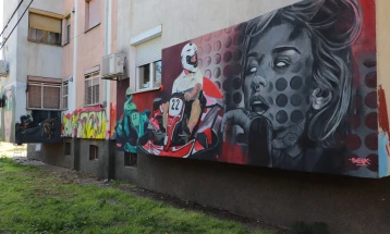 Графити-галерија на отворено во Куманово