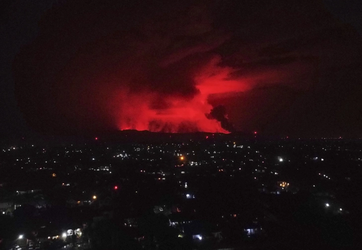 Лавата од вулканот Њирагонго усмрти најмалку 15 луѓе