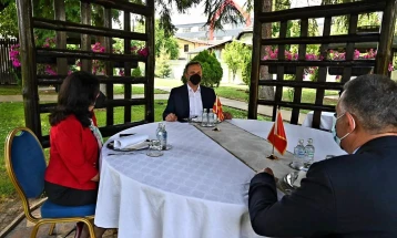 Средба на министерот Спасовски и државниот секретар Несторовска со државниот секретар во МВР на Црна Гора, Миљаниќ